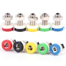 10p cs Mini 2mm Brass Banana Socket Jack For Audio Cables Plug Connector BD3c