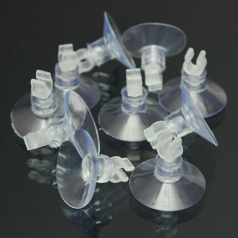10pcs Aquarium Fish Tank Suction Cup Sucker Holders Fr Air Line Tube Hose Pump