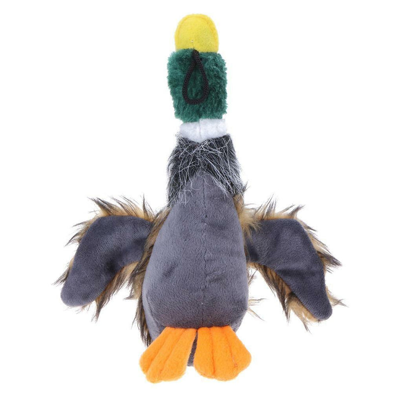 Cute Pet Puppy Chew Squeaker Squeaky Plush Sound Wild Duck for Dog Cat Play Toys