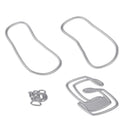 4pcs Beach Slippers Metal Cutting Dies DIY Scrapbook Emboss Stencils Crafts A