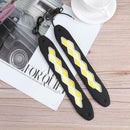 2pcs 12V Dual Color Car COB 10LED Light Waterproof Driving DRL Fog Lamps