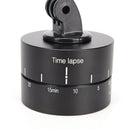 Go pro DSLR Time Lapse Stabilizer 360 Degrees Panning Rotating Tripod Adapter Nw