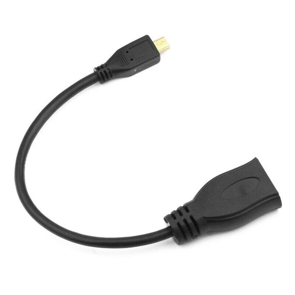 Micro HDMI D Male plug to HDMI Female jack Adapter Convertor Short Cable GUU