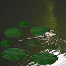 8Pcs Artificial Simulation Lotus Leaves Floating Foam Lotus Leaves Water LilD9I2