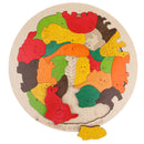 Jigsaw Puzzles, Wooden Alphabet Animal Puzzle For Children's Puzzles Toys