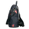 Women Print Black Nylon Backpack Anti Theft Girls Travel School Shoulder Bag