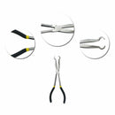 Lengthened Medium Round Clamping Pliers Mid-Circle Clamp Long Needle Nose Pliers