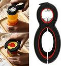 Multi Function 6 in 1 Twist Bottle All in One Jar Gripper Can Wine Beer Opene@