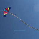10M/32FT Rainbow Bar Long Sports Kite Tail for Delta Kite Stunt Kite Accessory