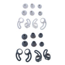 4Pairs Ear Hooks +S M L Eartips Buds for BeatsX Urbeats Beats Tour Gray