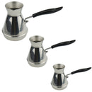 2pcs Turkish Coffee Pot, Cezve, Ibrik, Metal Coffee Pot, Coffee Maker 350ml