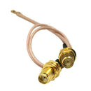Pack of 4 RF U.FL(IPEX/IPX) Mini PCI to SMA Female Pigtail Antenna Wi-Fi Co Y3P4