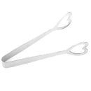 Stainless Steel Love Heart Sugar Ice Tong Kitchenware Wedding Favors X4U3