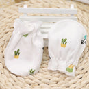 2Pairs Anti-Grasping Newborn Baby Girl/Boy Glove Infant Cotton Handguard3C OZ
