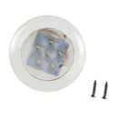 Stainless S Blue 6-LED Dome Light Recessed for Home, Auto, Truck, RV, Boat