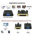 1080p DVI-D 24+1 Pin Male to VGA 15Pin Female Active Cable Adapter Converter  Cy