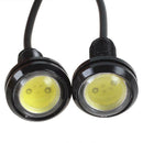 2x White DC12V 9W Eagle Eye LED Daytime Running DRL Backup Light Car Lamp