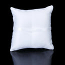White Double Heart Wedding Party Pocket Ring Pillow Cushion 10*10cm