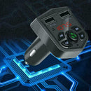 Bluetooth 5.0 FM Transmitter Handsfree Car Kit Adapter MP3 USB Radio Wirele W0J8
