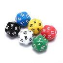 6pcs/set games multi sides dice d20 gaming dices game playing mixed color ME