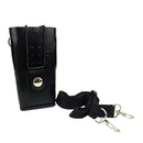 2x Hard PU Leather Carrying