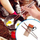 Outdoor Camping Picnic Folding Chopsticks Retractable Chopsticks (1 Pair)
