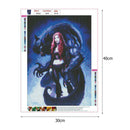 5D DIY Full Drill Diamond Painting Wolf Women Cross Stitch Embroidery Kits