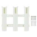 3 Tubes Outdoor Boat Rod Holder Nylon Plastic Fishing Pole Support Bracket A