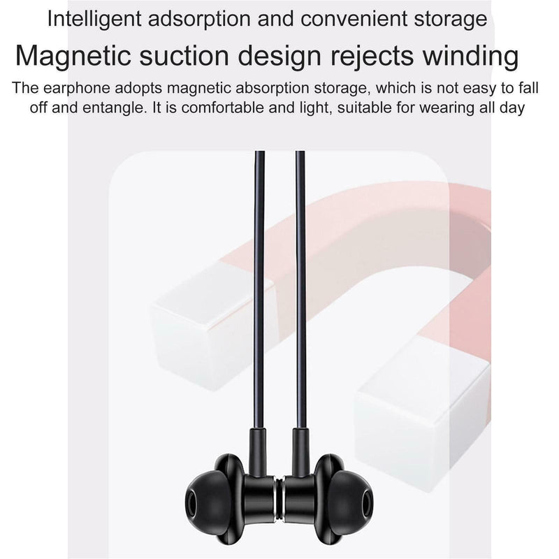 Bluetooth Headphones Neckband Wireless Headset Sport Noise Cancelling Earbuds w/