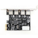 4 Port Usb 3.0 Pci-E Expansion Card Pci Express Pcie Usb 3.0 Hub Adapter 4-PC3D2