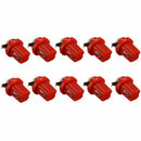 10 T5 B8.5D 5050 1SMD Car LED Dashboard Dash Gauge Instrument Light Red Part