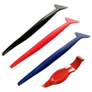 Vehicle Vinyl Application Tool Kit Edged Fold Squeegee Flexible Micro-Squee