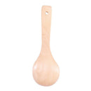 Household Kitchen Wood Round Head Rice Scoop Soup Ladle Spoon 7.5" Long J9A9