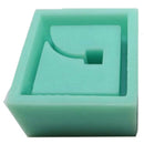 1X(New Concrete Mold Moss Mini House Fleshy Flower Pots Silicone Mold Table