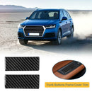 2pcs Carbon Fiber Rear Door Armrest Ashtray Cover Trim for Audi Q7 SQ7 4M 16-19