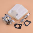 Carburetor Air Fuel Filter Kit fit for Husqvarna 66 181 266 281 288 501807105 hf