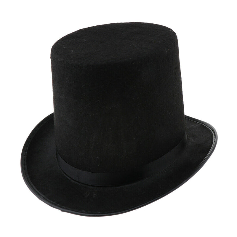 Novelty Top Hat for Adults - Magician Hat, Steampunk Fancy Dress Costume for