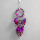 Wisteria Flower Feathers Handmade Dreamcatcher Craft Dream Catcher Net Gift