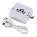 Mini VGA To BNC Video Converter Adapter Conversor Switcher For HDTV Monitor
