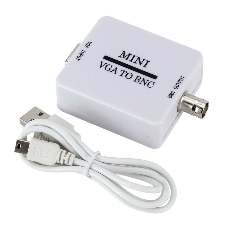Mini VGA To BNC Video Converter Adapter Conversor Switcher For HDTV Monitor