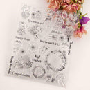 Bear Flower Seal Stamp Cutting Dies Stencil Set DIY Scrapbooking Embossing