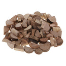 50x Rustic Half Round Cut Wood Log Slice for Wedding Table Decoration Craft