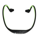 Sports Wireless Stereo Headphone Headset Earphones Earbuds (Green)