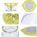 Citrus Juicer Lemon Orange Juicer Manual Hand Squeezer With Built-In Measur