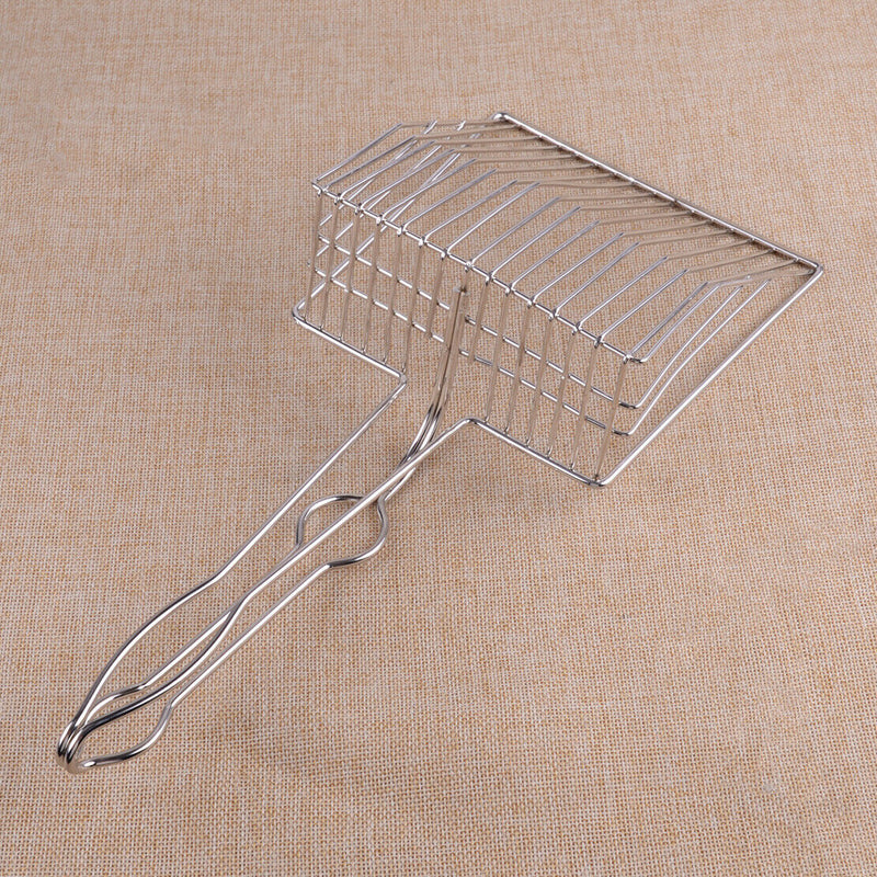 Cat Litter Scooper Metal Long Handle Sifter Scoop Lightweight Sifting Scoops