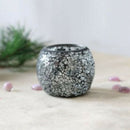 Mosaic Glass Tealight Candle Holder Candlestick for Wedding DIY Decoration_D