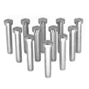 12 Pack T316 Fixed Ends Stemball Swage Stud Dead Ends Hardware Kit for 1/8