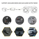 USB Bluetooth Audio Receiver Adaptor Wireless Music AUX Dongle A2DP In Car New