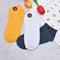 Women cartoon bear Comfortable Cotton Sock Slippers Short Ankle  OZ