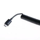 3FT 1M Spring Coiled Micro USB B to Mini USB 5 Pin Male Adapter Spiral cable  Z